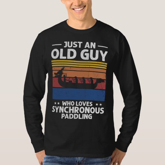 Dragonboat Theme for Dragon Boat Paddlers T-shirt (Voorkant)