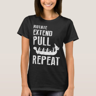 Dragonboating thema voor Dragon Boat Paddling 16 T-shirt