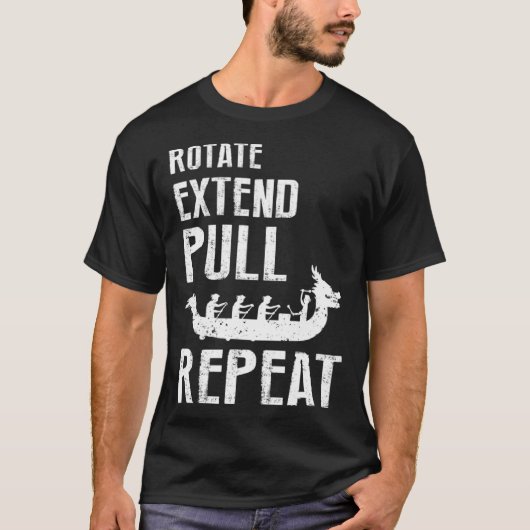 Dragonboating Theme for Dragon Boat Paddling  16 T-shirt (Voorkant)