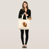 Dragonboot Grote Tote Bag (Voorkant (model))