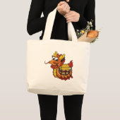 Dragonboot Grote Tote Bag (Voorkant (product))