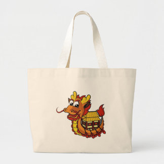 Dragonboot Grote Tote Bag