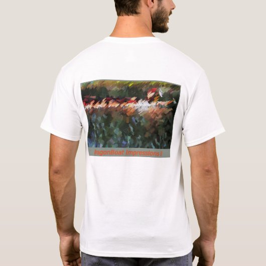 Dragonboot Impressie T-shirt (Achterkant)