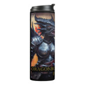 Dragonborn barbaars Vrouw Thermosbeker (Gedraaid links)