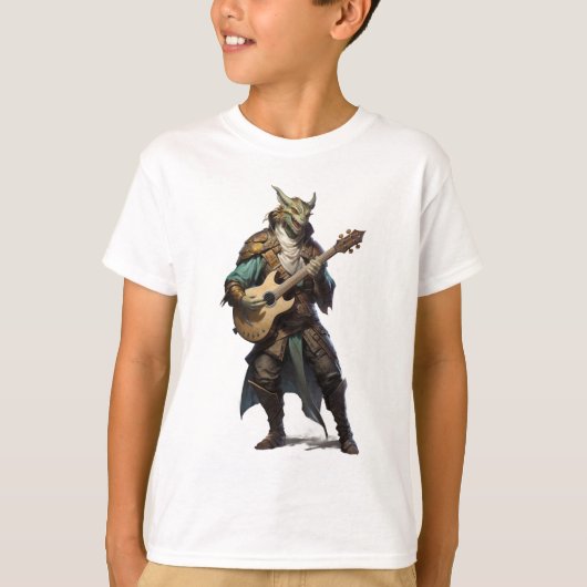Dragonborn Bard T-shirt (Voorkant)