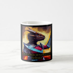 Dragonborn Fighter-Vrouw Koffiemok