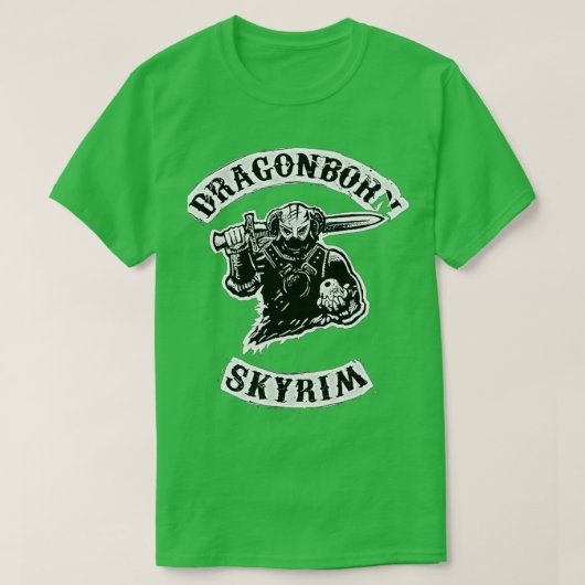 Dragonborn K T-shirt (Design voorkant)