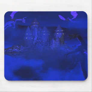 Dragoncats Blue Dragon Fantasy Mousepad Muismat