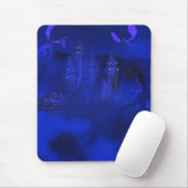 Dragoncats Blue Mist Dragon Fantasy Mousepad Muismat (Met muis)