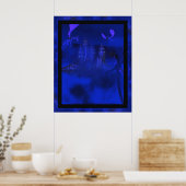 Dragoncats Blue Mist Dragon Fantasy Poster (Keuken)