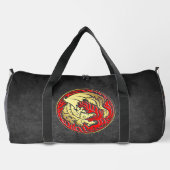 Dragoncircle - Goud met rood vuur Plunjezak (Achterkant)