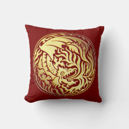 Dragoncircle - Goud op Rood Kussen
