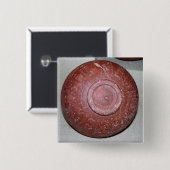 Dragondorff cup, c.150 BC (aardewerk) Vierkante Button 5,1 Cm (Voorkant /achterkant)
