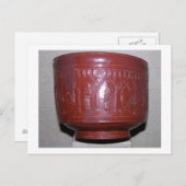 Dragondorff cup, uit Graufesenque, c.150 BC (ter) Briefkaart (Voorkant / Achterkant)