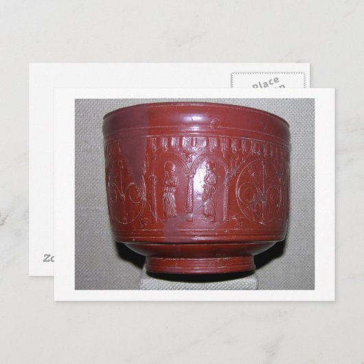 Dragondorff cup, uit Graufesenque, c.150 BC (ter) Briefkaart (Voorkant / Achterkant)