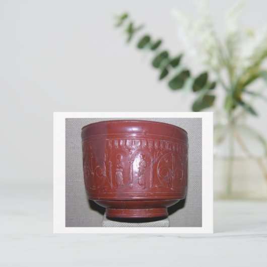 Dragondorff cup, uit Graufesenque, c.150 BC (ter) Briefkaart (Staand voorkant)