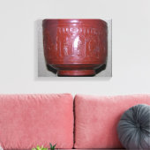 Dragondorff cup, uit Graufesenque, c.150 BC (ter) Canvas Afdruk (Insitu (Woonkamer))