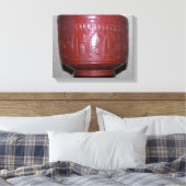 Dragondorff cup, uit Graufesenque, c.150 BC (ter) Canvas Afdruk (Insitu (Slaapkamer))