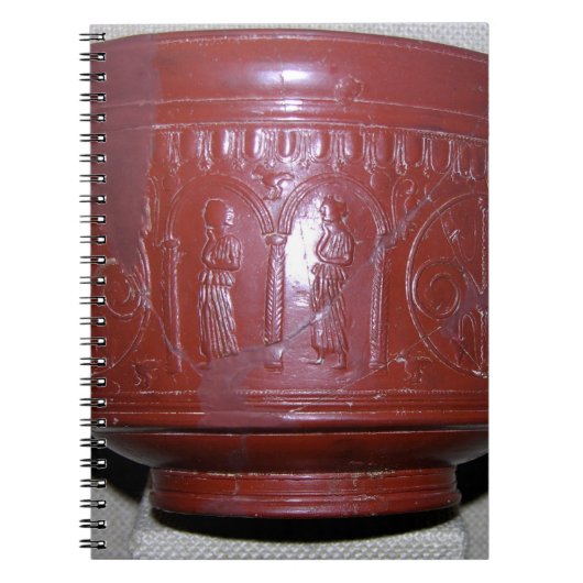 Dragondorff cup, uit Graufesenque, c.150 BC (ter) Notitieboek (Voorkant)