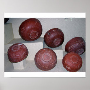 Dragondorff cups, c.150 BC (aardewerk) Poster