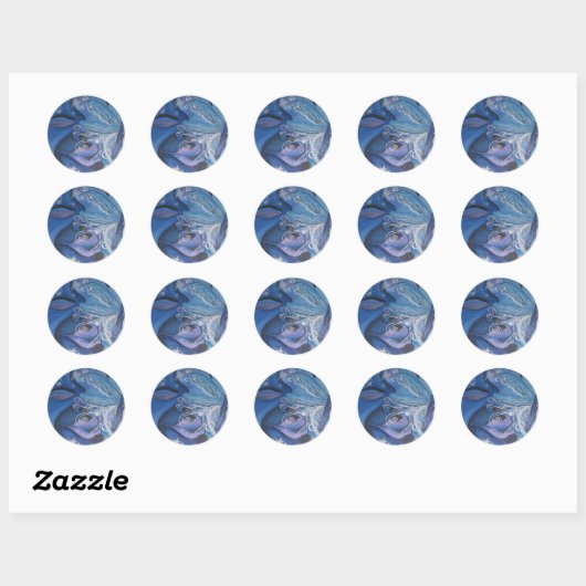 DrAgOneLy MoOn Ronde Sticker (Vel)