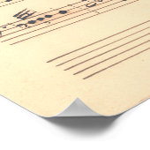 Dragonetti ~ Gioachino Rossini w/ Sheet Music Back Poster (Hoek)