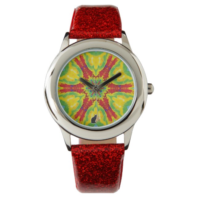 Dragoneye Kaleidoscope Horloge (Voorkant)