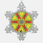 Dragoneye Kaleidoscope Snowflake Ornament (Voorkant)