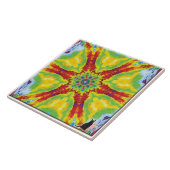 Dragoneye Kaleidoscope Tile Tegeltje (Zijkant)