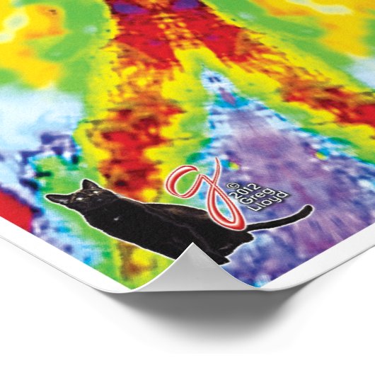 Dragoneye Kinetic Collage Kaleidoscope Poster (Hoek)