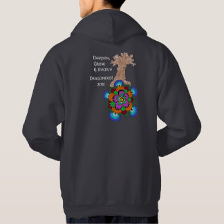 Dragonfest 2021 verdieping Grow & Evolve - donkere Hoodie