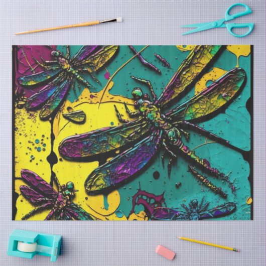 Dragonfings grote cadeautas tissuepapier (Craft)