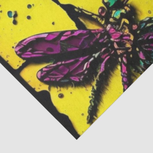 Dragonfings grote cadeautas tissuepapier (Detail)