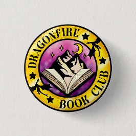 Dragonfire Book Club Badge Ronde Button 3,2 Cm