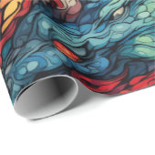 Dragonfire Kaleidoscoop inpakpapier (Rol Hoek)