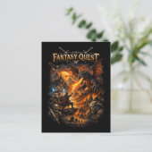 Dragonfire Quest Briefkaart (Staand voorkant)