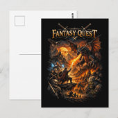 Dragonfire Quest Briefkaart (Voorkant / Achterkant)