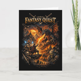 Dragonfire Quest Feestdagen Kaart