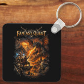 Dragonfire Quest Sleutelhanger (Achterkant)