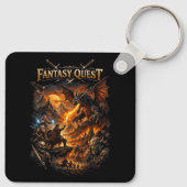 Dragonfire Quest Sleutelhanger (Achterkant)
