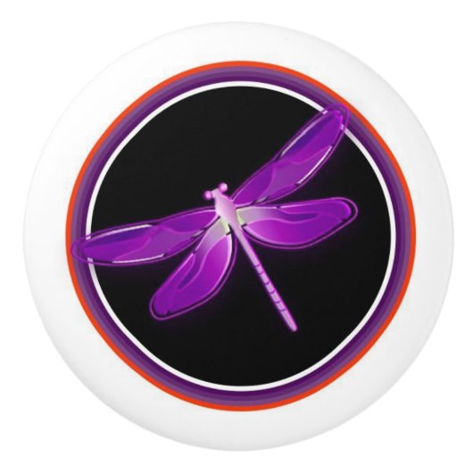 Dragonfknop Keramische Knop (Voorkant)