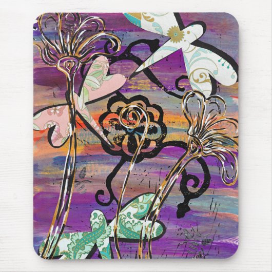 Dragonflies 3 Mousepad Muismat (Voorkant)