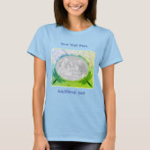 Dragonflies And Daisy Flowers Photo Personalized T-shirt (Voorkant)