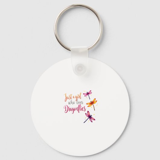 Dragonflies Animals Women Gift Idea Dragonfly (2) Sleutelhanger (Voorkant)