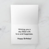 Dragonflies Birthday Kaart (grote afdruk) (Binnen)