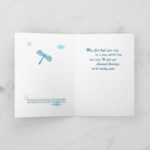 Dragonflies Birthday, Religieus, Man Kaart (Binnen)