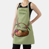 Dragonflies bloem mand gepersonaliseerd schort (Insitu)