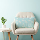 Dragonflies Blue Cream Patroon Kussen (Stoel)