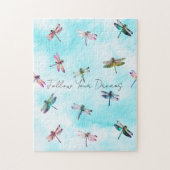 Dragonflies Blue Sky Legpuzzel (Verticaal)