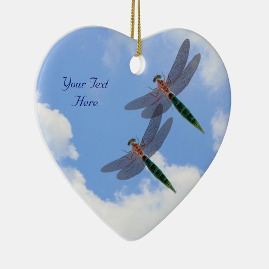 Dragonflies Blue Sky  Ornament (Rechts)